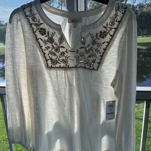 Style & Co Bohemian style top